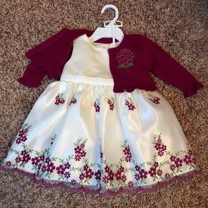 - Baby dress with sweater
